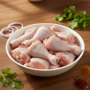 Chicken biryani cut with skin